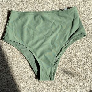 high - waisted cheeky bikini bottom